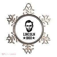 President Abraham Lincoln 1860 Abe America Silhouette Ornament thumb 0
