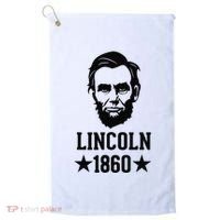 President Abraham Lincoln 1860 Abe America Silhouette Golf Towel thumb 0