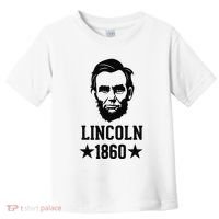 President Abraham Lincoln 1860 Abe America Silhouette Toddler T-Shirt thumb 0