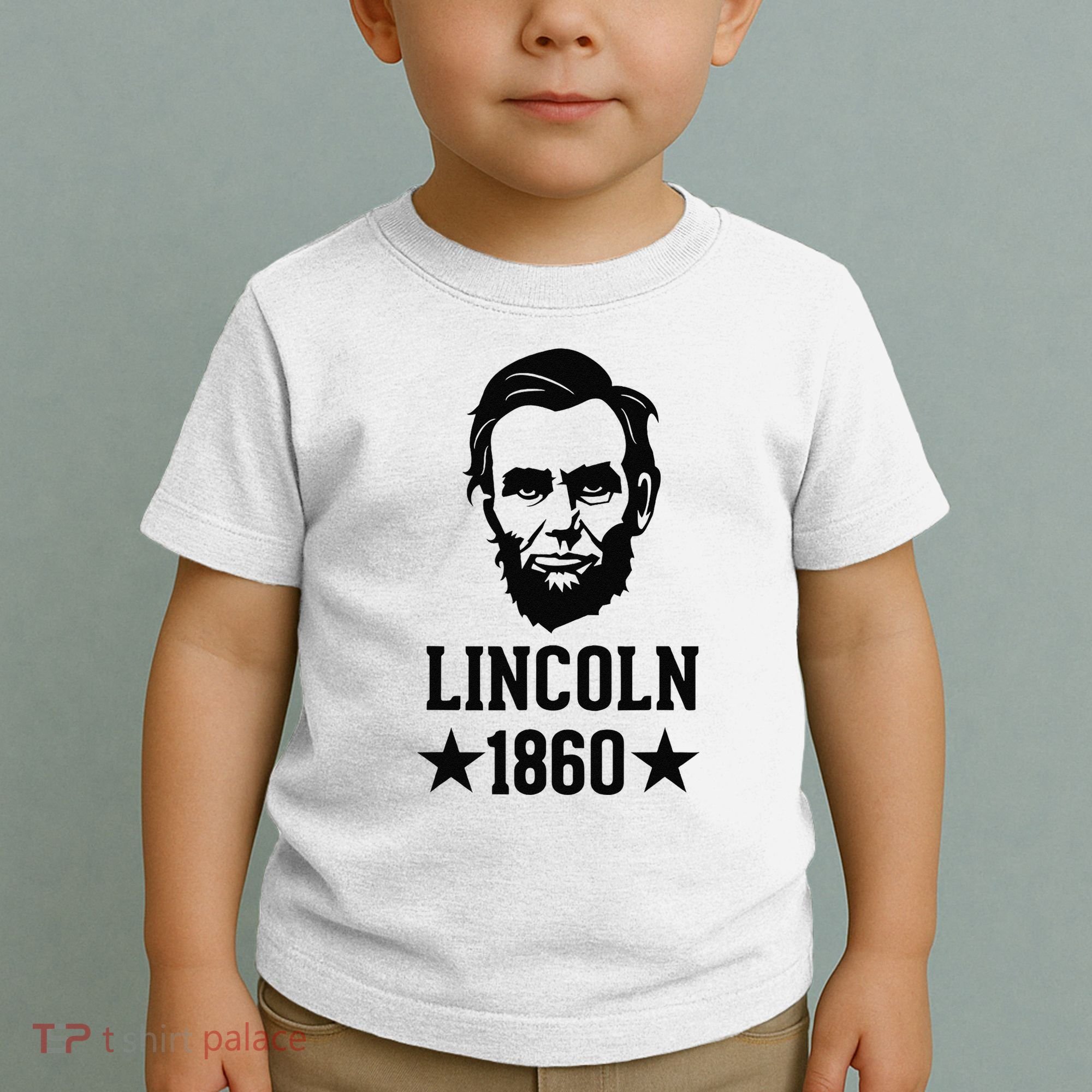 President Abraham Lincoln 1860 Abe America Silhouette Toddler T-Shirt