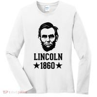 President Abraham Lincoln 1860 Abe America Silhouette Women's Long Sleeve Shirt thumb 0