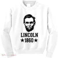 President Abraham Lincoln 1860 Abe America Silhouette Kids Sweatshirt thumb 0