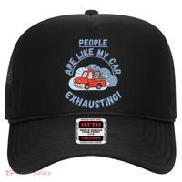 People Are Like My Car Exhausting! Fritts Cartoons Hat thumb 0