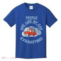 People Are Like My Car Exhausting! Fritts Cartoons Kids T-Shirt thumb 0