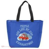 People Are Like My Car Exhausting! Fritts Cartoons Tote Bag thumb 0