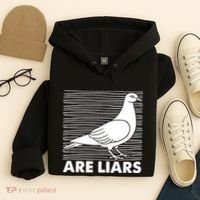 Pigeons Are Liars ArenT Real Spies Birds Pun Hoodie thumb 4