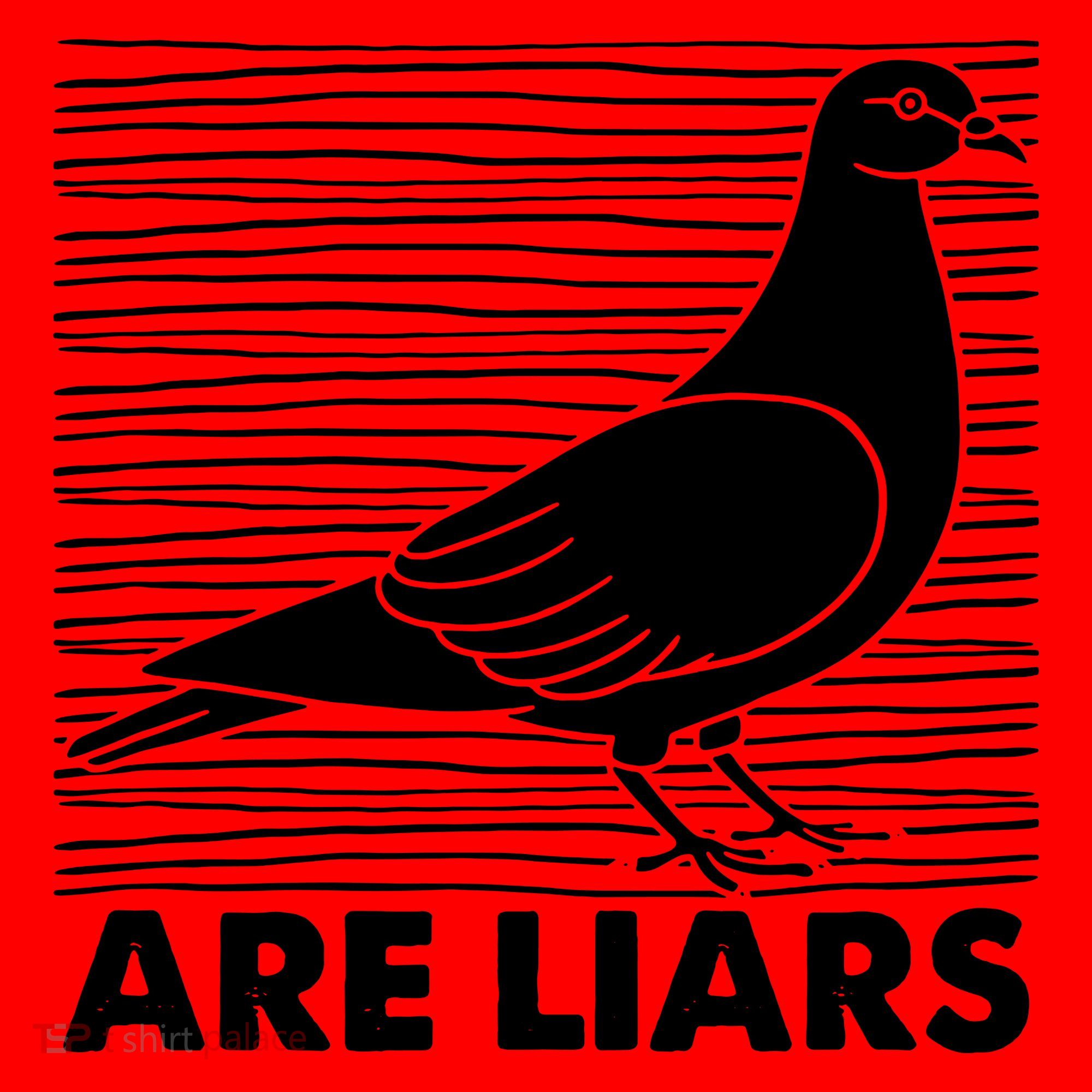 Pigeons Are Liars ArenT Real Spies Birds Pun Santa Hat