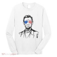 President Abraham Lincoln Portrait Usa America Sunglasses Long Sleeve Shirt thumb 0