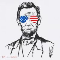 President Abraham Lincoln Portrait Usa America Sunglasses Women's Hoodie thumb 2