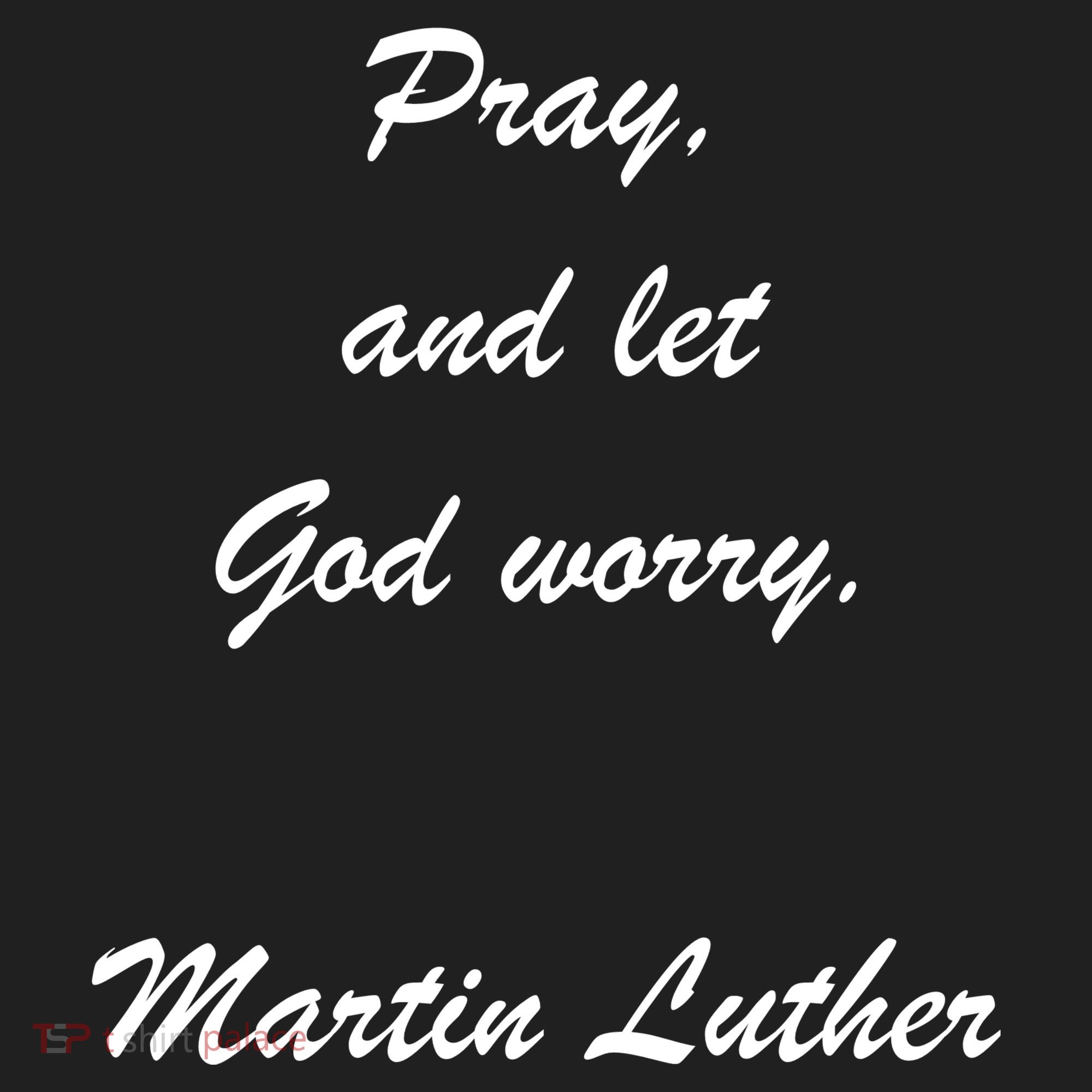 Pray And Let God Worry Martin Luther Beanie