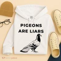 Pigeons Are Liars Hoodie thumb 4