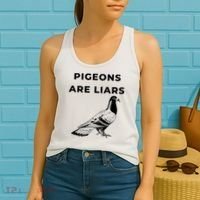 Pigeons Are Liars Women's Tank Top thumb 2