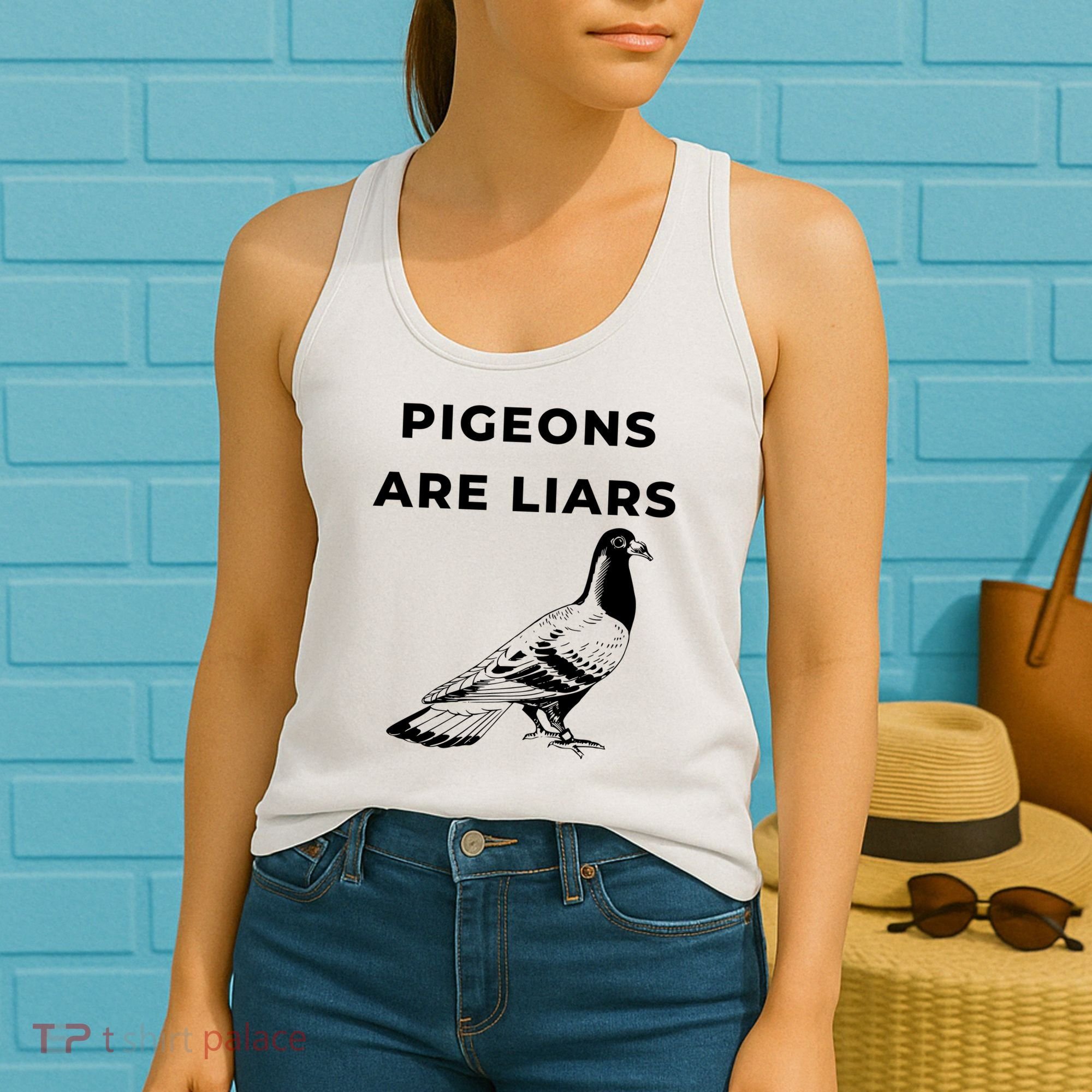 Pigeons Are Liars Women's Tank Top