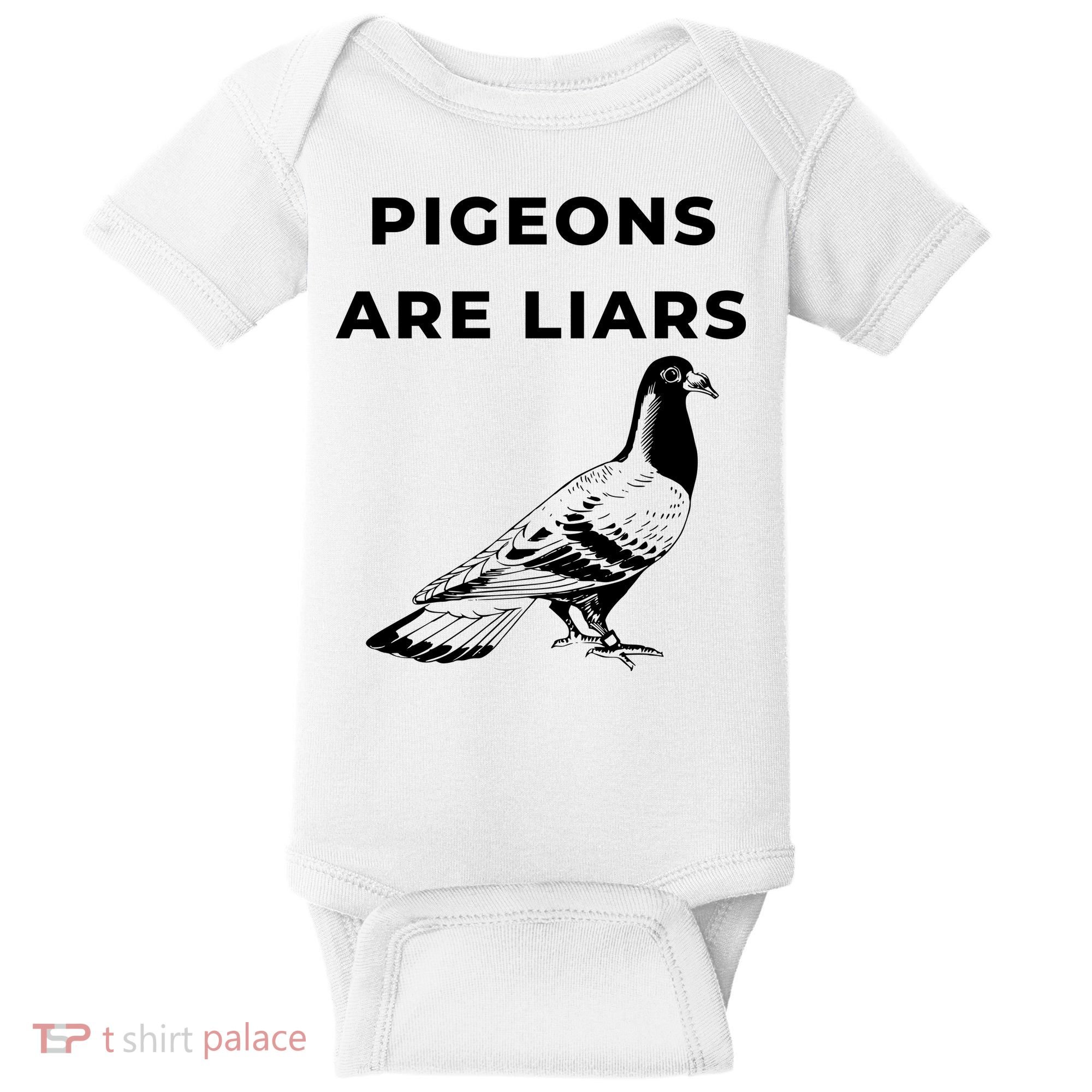 Pigeons Are Liars Baby Bodysuit