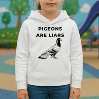Pigeons Are Liars Kids Hoodie thumb 3