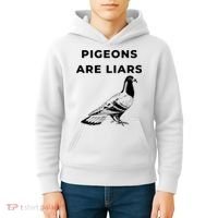 Pigeons Are Liars Kids Hoodie thumb 4