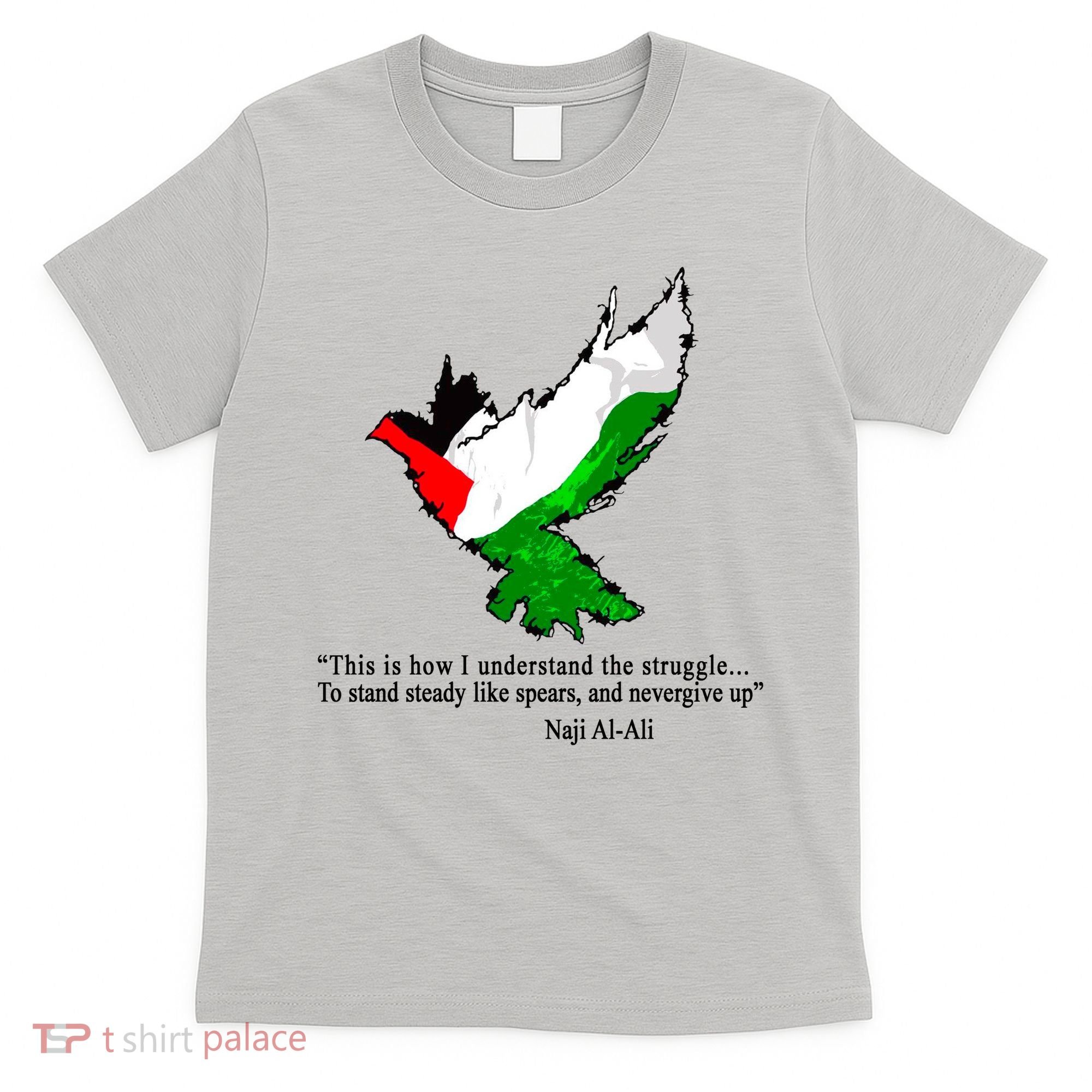 Palestine Flag Eagle Dove Naji Al-Ali T-Shirt