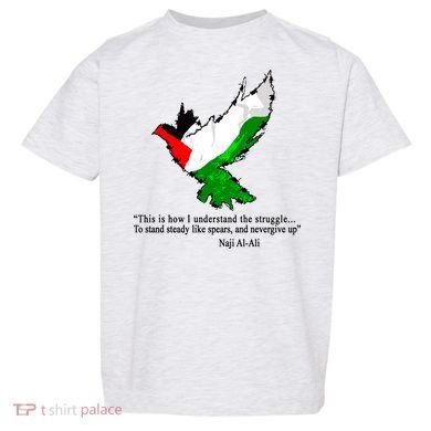 Palestine Flag Eagle Dove Naji Al-Ali Toddler T-Shirt