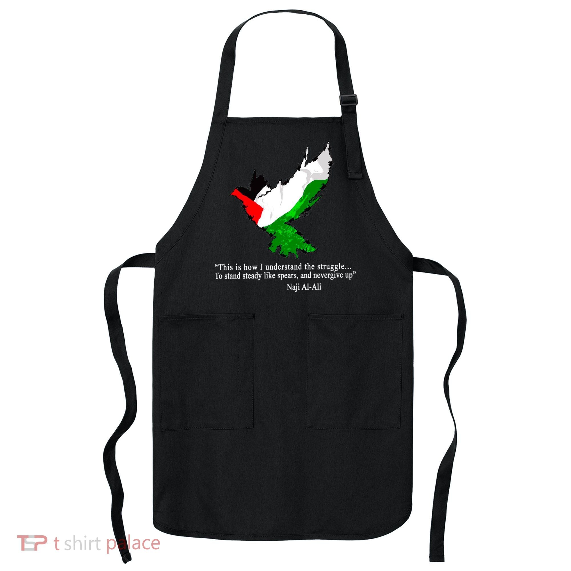 Palestine Flag Eagle Dove Naji Al-Ali Apron