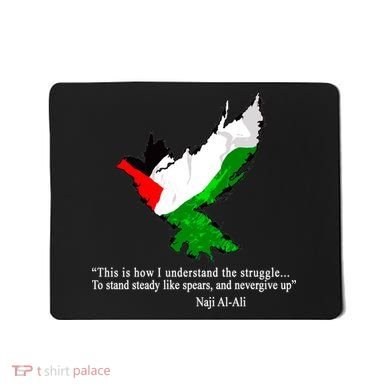 Palestine Flag Eagle Dove Naji Al-Ali Mousepad