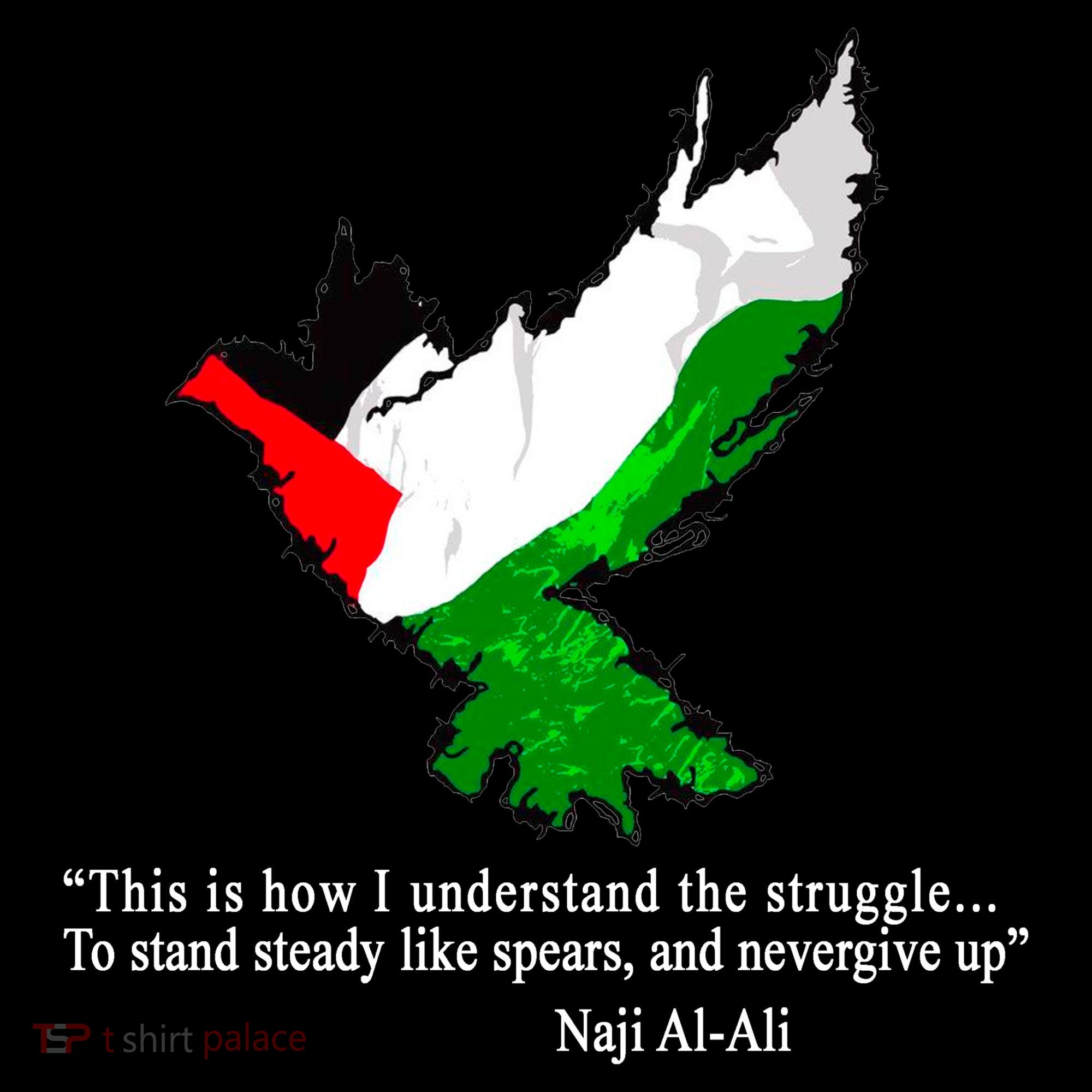 Palestine Flag Eagle Dove Naji Al-Ali Toddler Hoodie