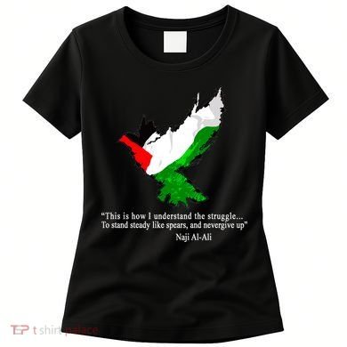 Palestine Flag Eagle Dove Naji Al-Ali Women's T-Shirt