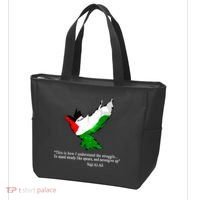 Palestine Flag Eagle Dove Naji Al-Ali Tote Bag thumb 3