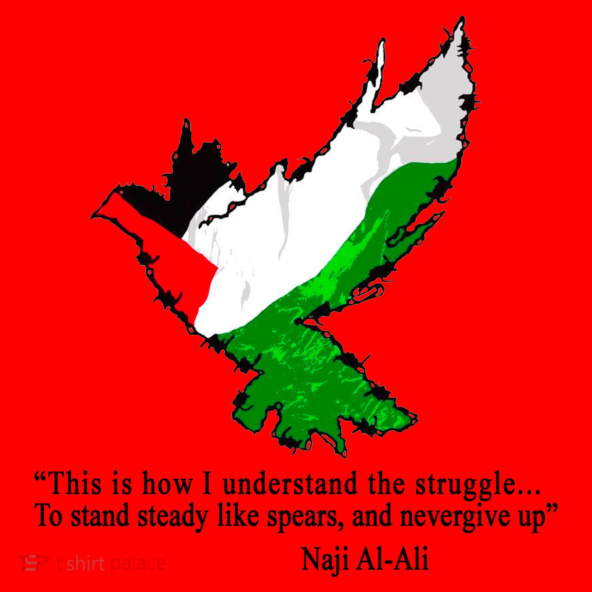Palestine Flag Eagle Dove Naji Al-Ali Santa Hat