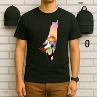 Palestine Map Flag Jerusalem's City Support Gaza T-Shirt thumb 6