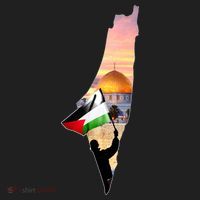 Palestine Map Flag Jerusalem's City Support Gaza Tumbler thumb 3