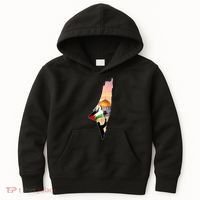 Palestine Map Flag Jerusalem's City Support Gaza Kids Hoodie thumb 0