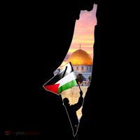 Palestine Map Flag Jerusalem's City Support Gaza Kids Hoodie thumb 5