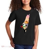 Palestine Map Flag Jerusalem's City Support Gaza Kids T-Shirt thumb 2