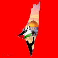 Palestine Map Flag Jerusalem's City Support Gaza Santa Hat thumb 1