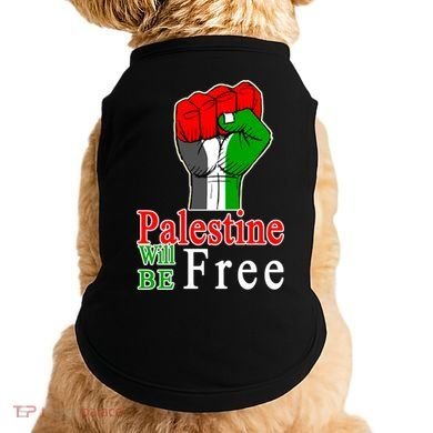 Palestine Will Be Free Raised Fist Doggie Tank