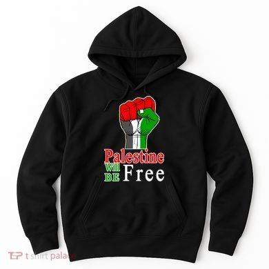 Palestine Will Be Free Raised Fist Hoodie
