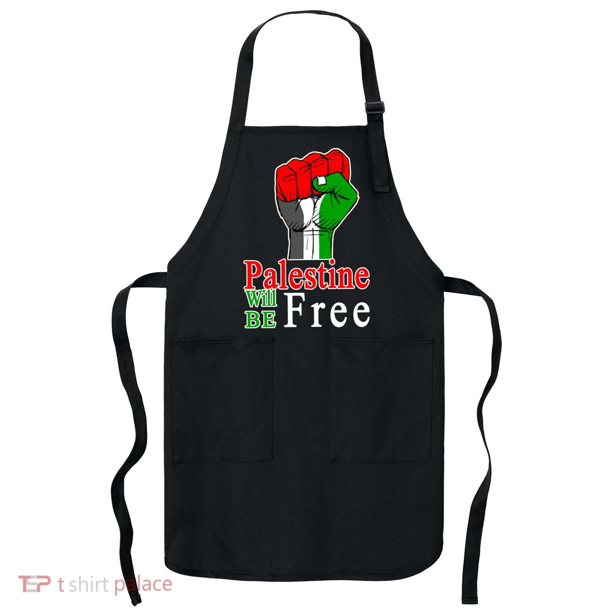 Palestine Will Be Free Raised Fist Apron