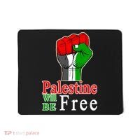 Palestine Will Be Free Raised Fist Mousepad thumb 0