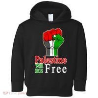 Palestine Will Be Free Raised Fist Toddler Hoodie thumb 0