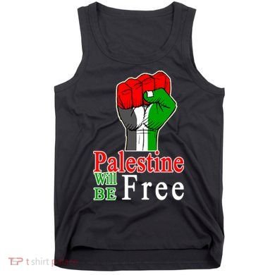 Palestine Will Be Free Raised Fist Tank Top