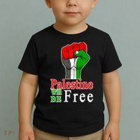 Palestine Will Be Free Raised Fist Toddler T-Shirt thumb 2
