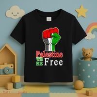 Palestine Will Be Free Raised Fist Toddler T-Shirt thumb 3