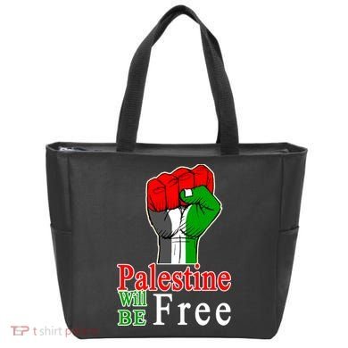 Palestine Will Be Free Raised Fist Tote Bag