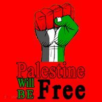 Palestine Will Be Free Raised Fist Santa Hat thumb 1