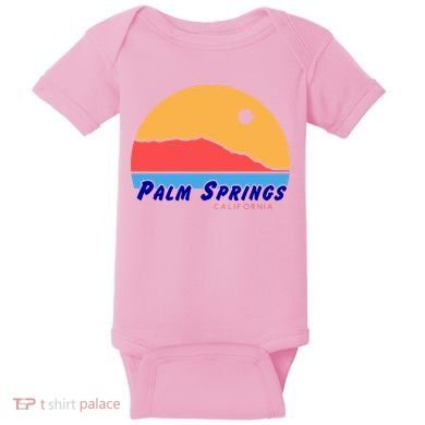 Palm Springs California Baby Bodysuit