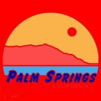 Palm Springs California Santa Hat thumb 1