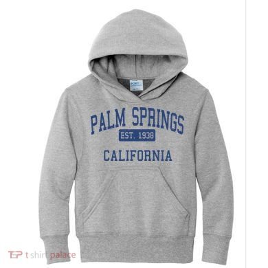 Palm Springs California EST 1938 Kids Hoodie