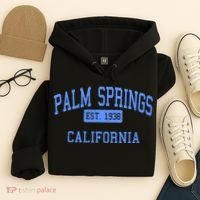 Palm Springs California EST 1938 Hoodie thumb 4