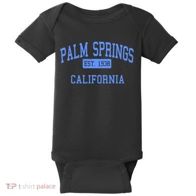 Palm Springs California EST 1938 Baby Bodysuit