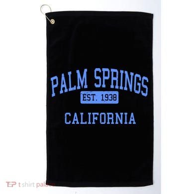 Palm Springs California EST 1938 Golf Towel